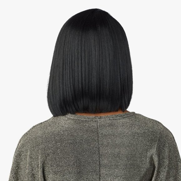 Butta Unit 1 12" Long Sensationnel Lace Front Wig Ear to Ear HD Frontal Straight - Picture 4 of 6